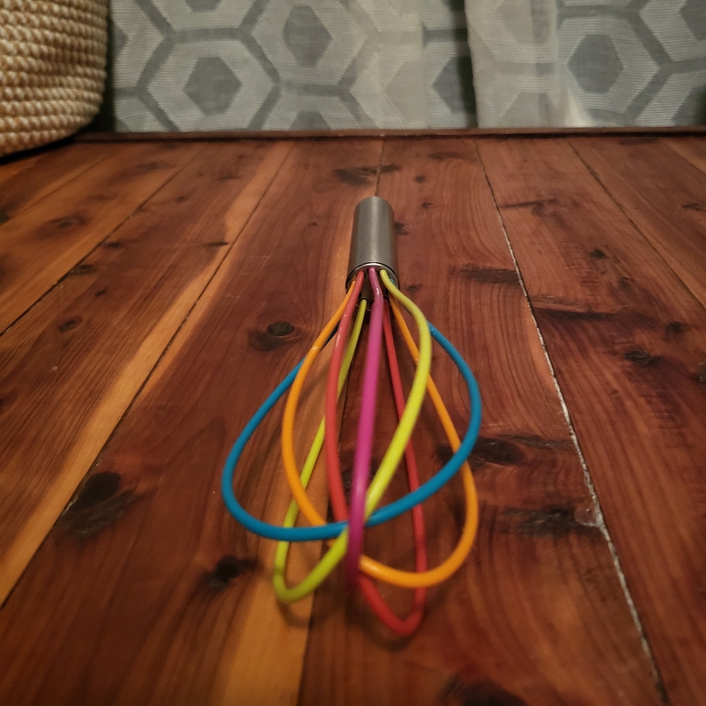 Silicone Rainbow balloon whisks